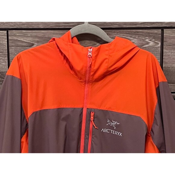 Arc'teryx Squamish Hoody Jacket Size XL Velvet Sand/Phenom Orange - Picture 2 of 6